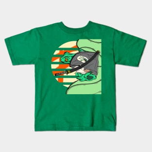 Samurai Frog Ronin - Summer Frog - Frogmurai Kids T-Shirt